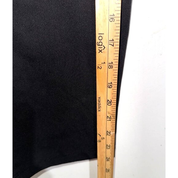 32 Cool Black Elastic Waist Pull-On Pants With Pockets Womens Size L - Picture 7 of 7